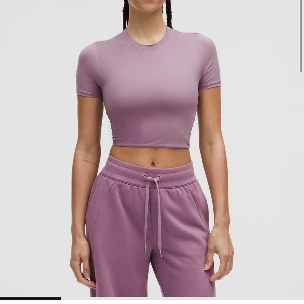 Lululemon align crop top- purple size small